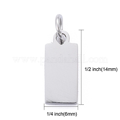 Tarnish Resistant 201 Stainless Steel Pendants&nbsp;STAS-S105-T633-1-6