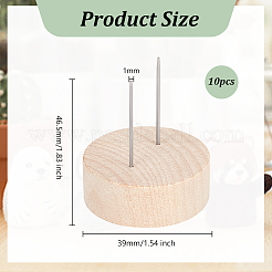 Wooden Crochet Doll Base Support Rack&nbsp;WOOD-WH0131-20A