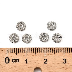 Brass Rhinestone Spacer Beads&nbsp;RB-A014-L5mm-01P