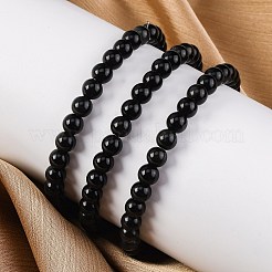 Natural Rainbow Obsidian Stretch Bracelets&nbsp;BJEW-F315-6mm