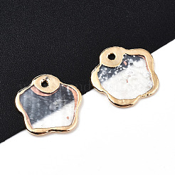 Natural Capiz Shell Charms&nbsp;SSHEL-N034-128
