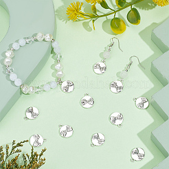 100Pcs Tibetan Style Alloy Charms&nbsp;FIND-SC0021-49