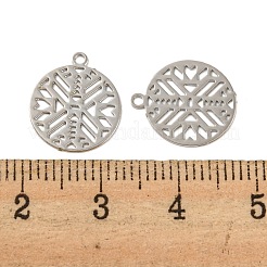 Brass Etched Metal Embellishments Charms&nbsp;KKC-D001-13P