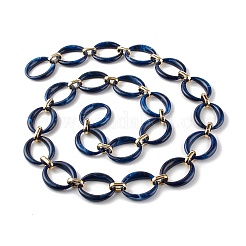 Handmade Imitation Gemstone Style Link Chains&nbsp;AJEW-J034-01A