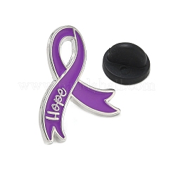 Hope Awareness Ribbon Enamel Pins&nbsp;AL-CBA5093-03D