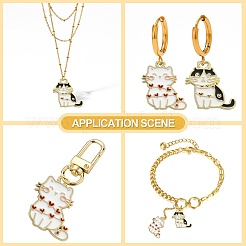 20Pcs 2 Styles Alloy Enamel Pendants&nbsp;ENAM-CJ0003-58