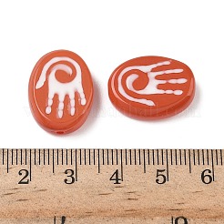 Baking Paint Glass Beads&nbsp;LAMP-D003-06J
