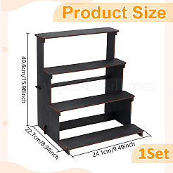 4-Tier Wood Display Risers for Retail &nbsp;ODIS-WH0079-019B