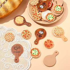 50Pcs 10 Style Resin Imitation Pizza&nbsp;FIND-CJ0004-34