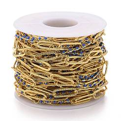 Golden Plated Handmade Enamel Beaded Chains&nbsp;CHC-H101-01G-L