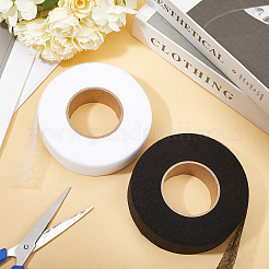 2 Rolls 2 Colors Non-woven Fabric Polyamide Double-sided Hot Melt Adhesive Film&nbsp;DIY-GF0009-33A