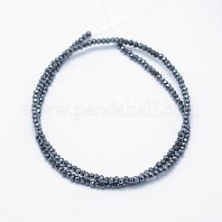 Electroplate Glass Beads Strands&nbsp;EGLA-J144-FR-A04