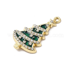 Alloy Enamel Pendants with Rhinestone&nbsp;X-FIND-H055-16G-02