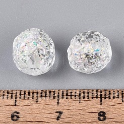 Handmade Foil Glass Beads Strands&nbsp;FOIL-N033-03E