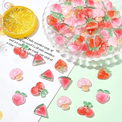 50Pcs 5 Styles Transparent Resin Cabochons&nbsp;CRES-YW0002-50
