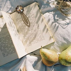 DIY Oval & Flat Round with Animal Bookmark Making Kits&nbsp;DIY-SC0032-10