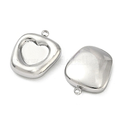 304 Stainless Steel Pendant Cabochon Settings&nbsp;STAS-C167-07D-P