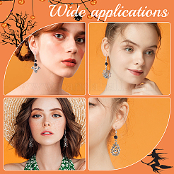 DIY Halloween Drop Earring Making Kits&nbsp;DIY-SC0019-36