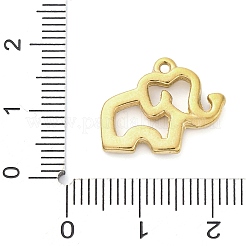 304 Stainless Steel Pendants&nbsp;STAS-V003-05G-05