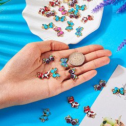 Alloy Enamel Connector Charms&nbsp;FIND-TAC0029-09