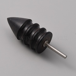 Bullet Shape Sandalwood Polish Heads&nbsp;TOOL-WH0051-52B