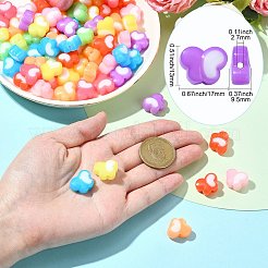 5 Bags Opaque Acrylic Beads&nbsp;OACR-CJ0001-73