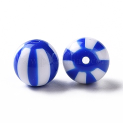 Opaque Acrylic Stripe Beads&nbsp;OACR-E009-02