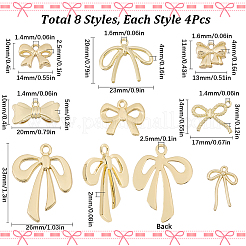 32Pcs 8 Styles Alloy Pendants&nbsp;FIND-SC0013-65