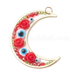 Brass Resin Pendants&nbsp;PALLOY-MZ01073