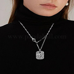 DIY Stainless Steel Dapped Chain Bracelet & Necklaces Making Kits&nbsp;DIY-LP0004-55