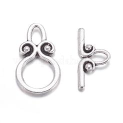 Ring Tibetan Style Alloy Toggle Clasps&nbsp;X-A1011Y