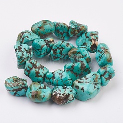 Natural Howlite Beads Strands&nbsp;X-G-K249-01A