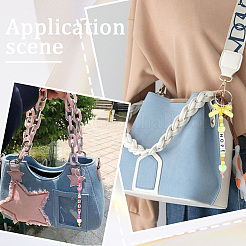 DIY Letter Acrylic Keychain Making Kits&nbsp;DIY-SC0029-39C