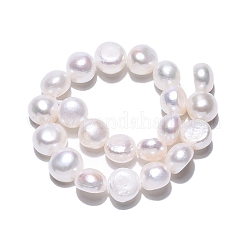 Natural Cultured Freshwater Pearl Beads Strands&nbsp;PEAR-N014-08H-01