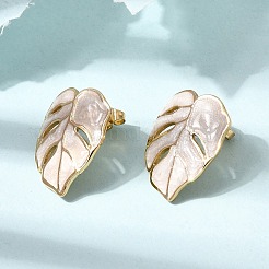 Brass Stud Earrings for Women&nbsp;KK-CBA9D38-05G-01