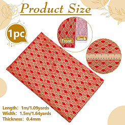 Fish Scales Pattern Japanese-style Cotton Fabric&nbsp;DIY-WH0579-98B