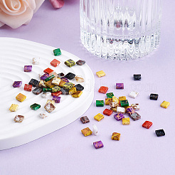200Pcs 10 Colors Electroplate Glass Seed Beads&nbsp;SEED-CD0001-03B