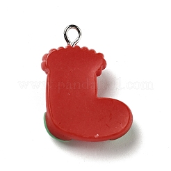 Christmas Opaque Resin Pendants&nbsp;RESI-G043-A10