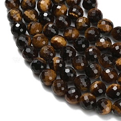 Natural Tiger Eye Beads Strands&nbsp;G-L642-F01-6mm