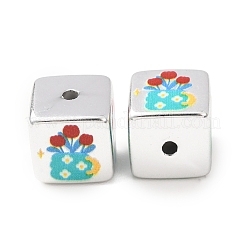 Printed Plating Acrylic Beads&nbsp;AC-CBA655C-17F