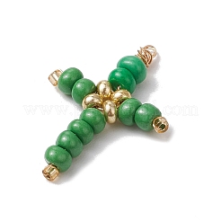 Glass Seed Beads Pendants&nbsp;PALLOY-MZ00378