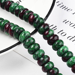 Natural Ruby in Zoisite Beads Strands&nbsp;G-T122-02S