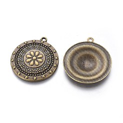 Tibetan Style Alloy Pendants&nbsp;EA13595Y-AB