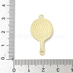 Brass Resin Shell Connector Charms&nbsp;KK-L239-067G