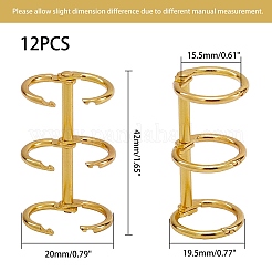 Iron Loose Leaf Book Binder Hinged Rings&nbsp;TOOL-PH0017-40G