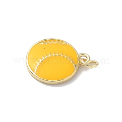 Brass Enamel Pendants&nbsp;KK-A273-12G-01