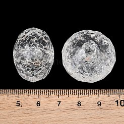 Transparent Crackle Acylic Beads&nbsp;AC-CBA7340-01
