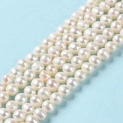 Natural Cultured Freshwater Pearl Beads Strands&nbsp;PEAR-E018-74