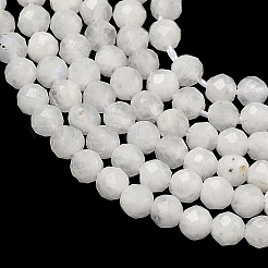 Natural Rainbow Moonstone Beads Strands&nbsp;G-B168-A11-2mm