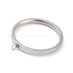 Non-Tarnish 304 Stainless Steel Finger Ring Settings&nbsp;RJEW-O045-09C-P